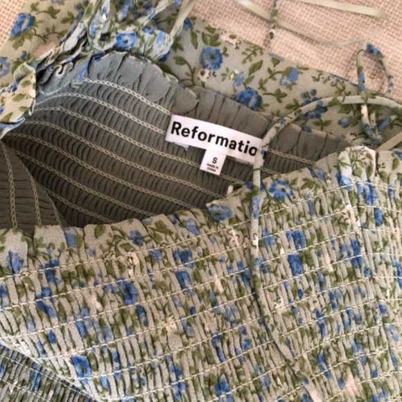 Reformation Sable Midi Dress - Sprite - Picture 6 of 8